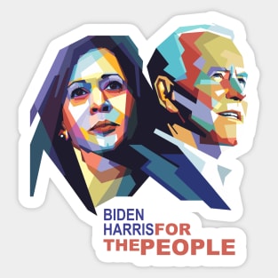 Biden Harris for the people Sticker